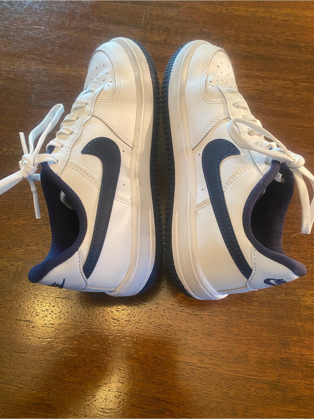 Nike Force 1 Low PS White Midnight Navy Blue IF1673-103 Sneakers Size 13.5C EUC